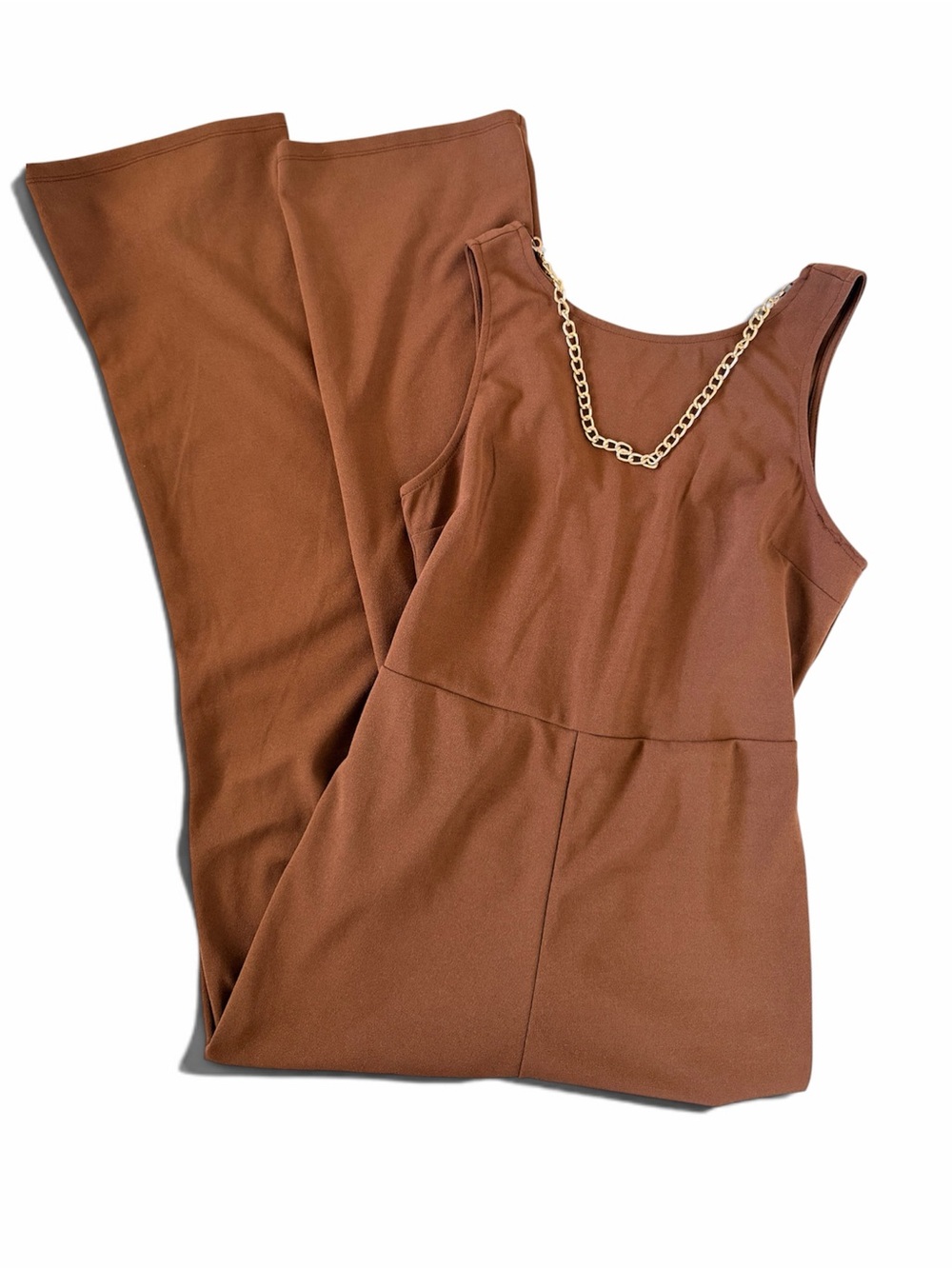 Max + Ash Sleeveless Wide Leg Jumpsuit